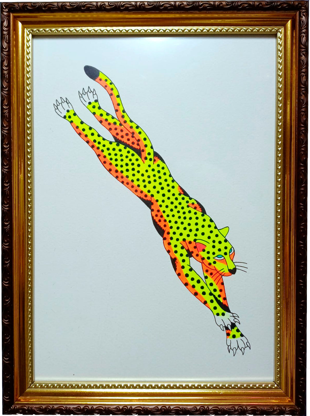 Flash original or print: Neon Leopard
