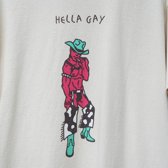 Hella gay cowboy T-shirt